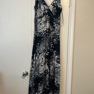 By Anthropologie Plunge V-Neck Ruffle A-Line Dress